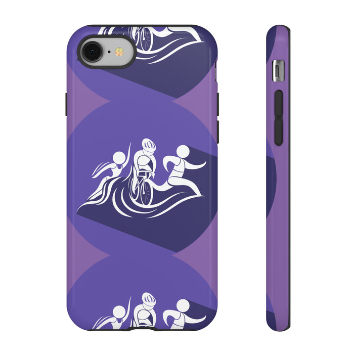 Custom iPhone Protective Case - Phone Case - alternate view for triathlon