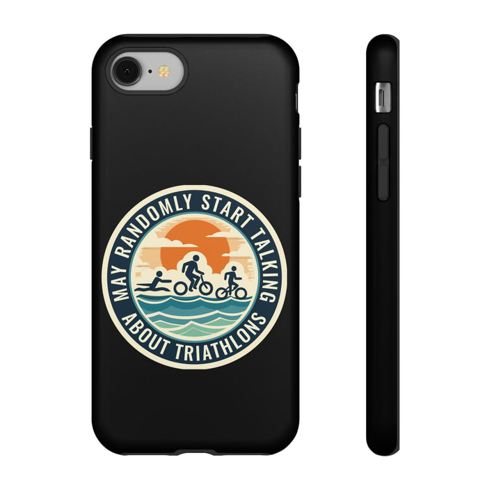 Custom Triathlon Phone Case - detail view