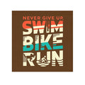 Customizable Triathlon Face Towel 13x13 - Home Decor
