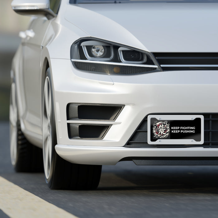 Customizable Triathlon License Plate - Accessories - lifestyle view