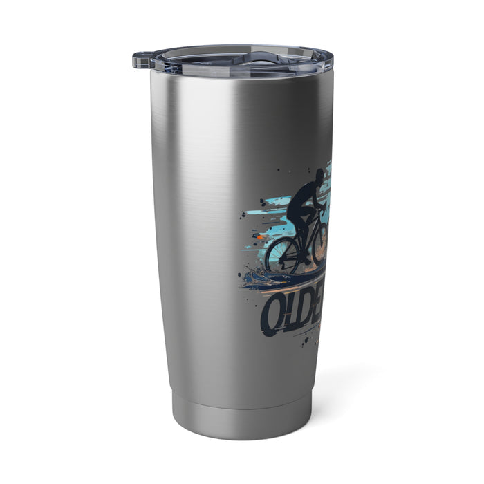 Cycling 20oz Stainless Steel Tumbler - Mug - detail view
