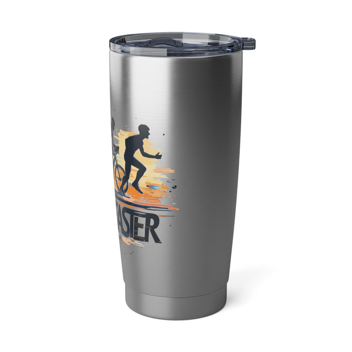 Cycling 20oz Stainless Steel Tumbler - Mug - lifestyle view