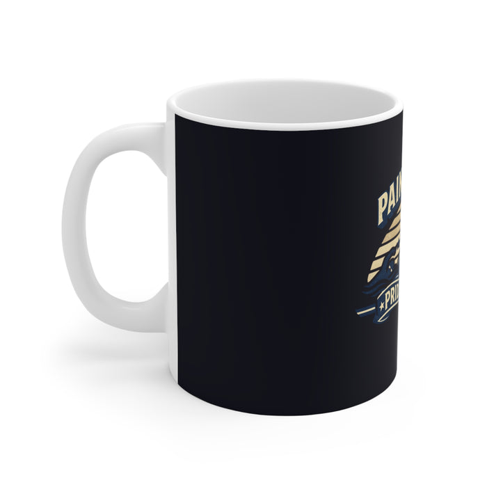 Cycling Mug - "Pain Today, Pride Forever" 11oz Coffee Cup