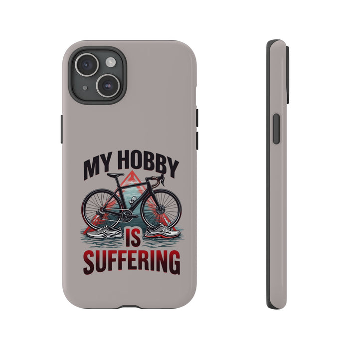 Cycling Phone Case My Hobby Is Suffering - size chart