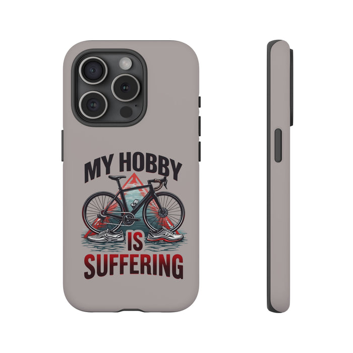 Cycling Phone Case My Hobby Is Suffering - size chart