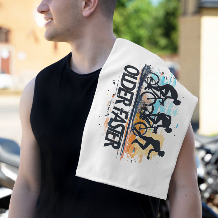 Cycling Rally Towel - Home Decor - lifestyle view