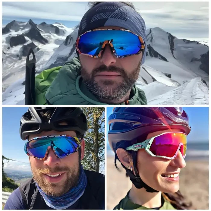 Cycling Sunglasses with Polarized UV Protection - Sports Equipment - lifestyle view