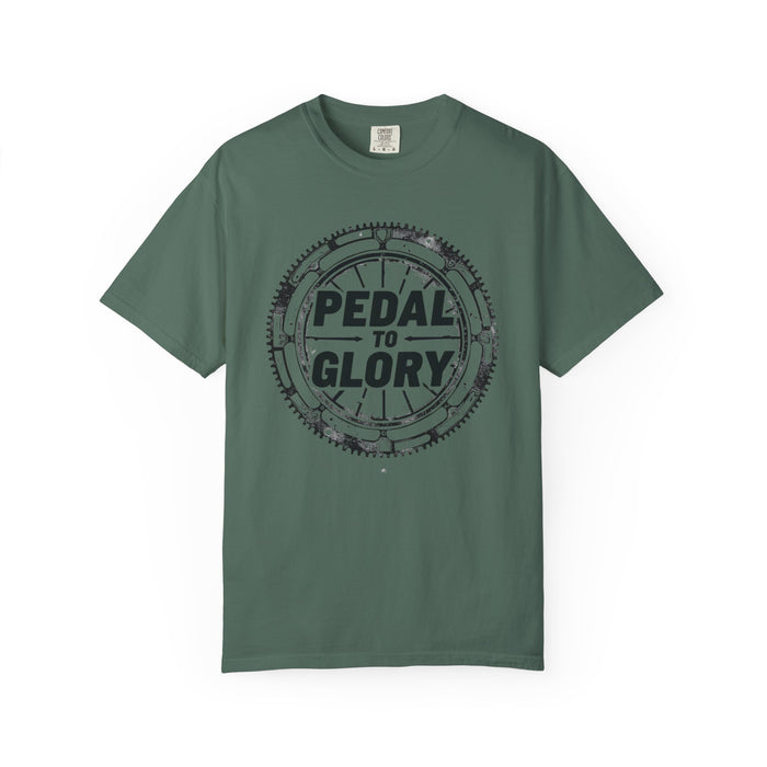 Cycling T-Shirt - Pedal To Glory Garment-Dyed Tee -Spun - size chart