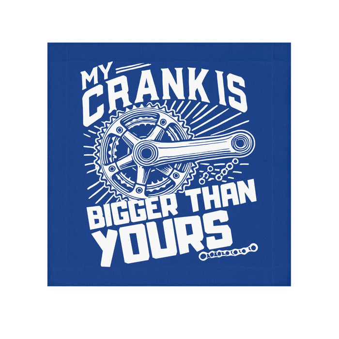 Cycling-Themed Custom Face Towel for Triathletes - Home Decor for triathlon