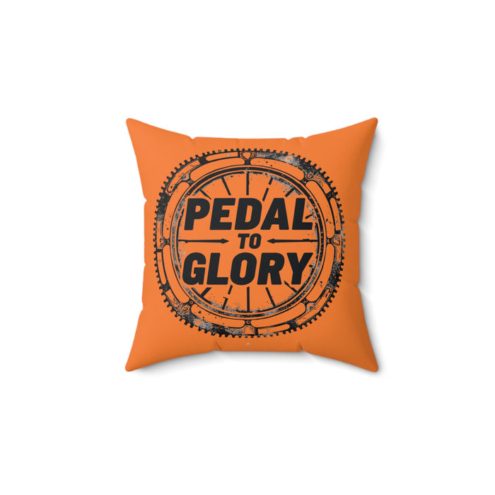 Cycling Throw Pillow 14×14 - Home Decor