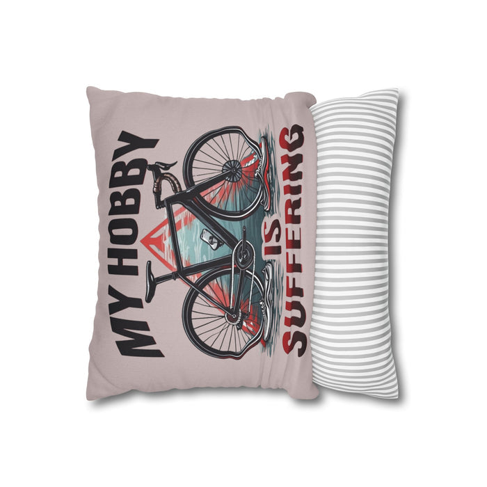 Cycling Throw Pillow Cover 14x14 - Home Decor - alternate view