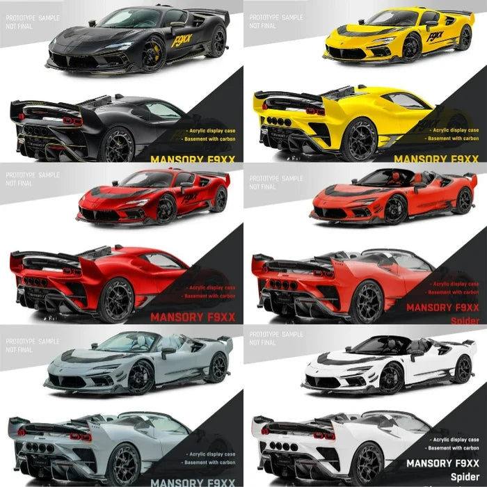 DCM x TPC 1:64 Mansory SF90 F9XX Stradale / Spider limited500 Diecast Model Car