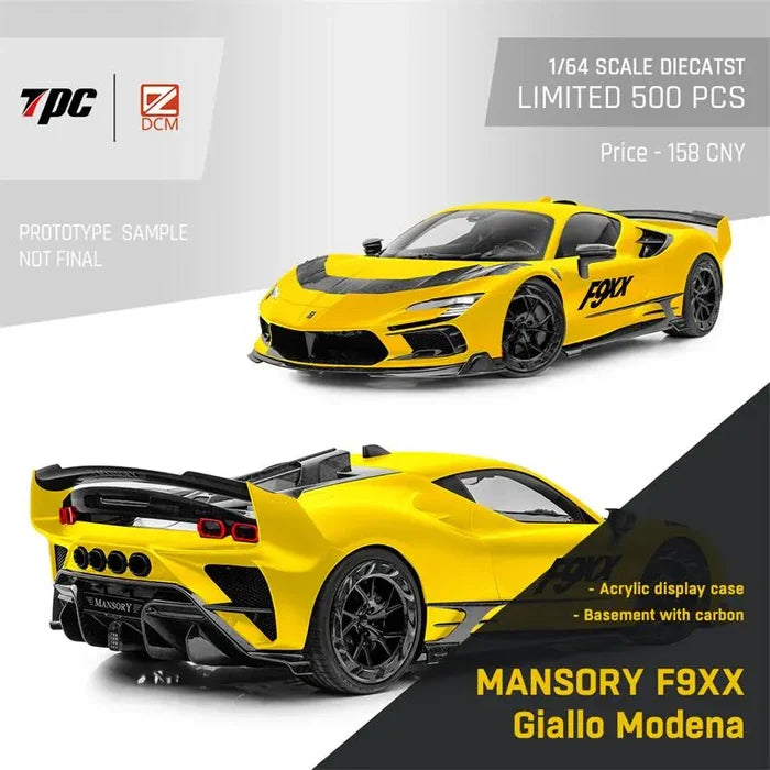 DCM x TPC 1:64 Mansory SF90 F9XX Stradale / Spider limited500 Diecast Model Car