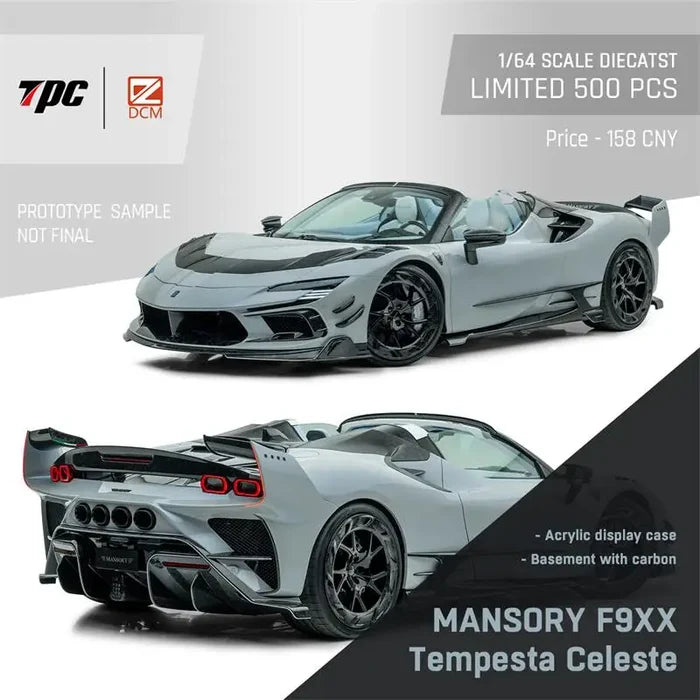 DCM x TPC 1:64 Mansory SF90 F9XX Stradale / Spider limited500 Diecast Model Car