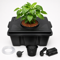 Deep Water Culture (DWC) Single Pot Hydroponic System With Air Pump - 39L