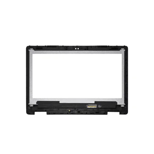 Front view of a Dell Latitude 7390 2-in-1 13.3" IPS Touch Display XHJ2C screen bezel frame, featuring a webcam slot—ideal for budget repairs of your Dell laptop.