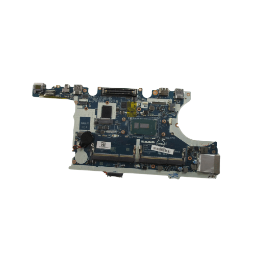 The Dell Latitude E7450 i5 5300U Motherboard 0R1VJD, a refurbished original Dell part, is shown isolated on a white background—perfect for upgrading your Latitude E7450.