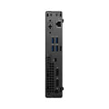 The image shows the rear view of a Dell OptiPlex 7090 USDT, displaying USB, Ethernet, HDMI, DisplayPort, ventilation grill, and power ports. Powered by an Intel Core i5-11500T, 16GB RAM, 512GB SSD—set against a white background.