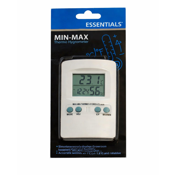 Digital Max Min Thermo Hygrometer – Temperature & Humidity Monitor