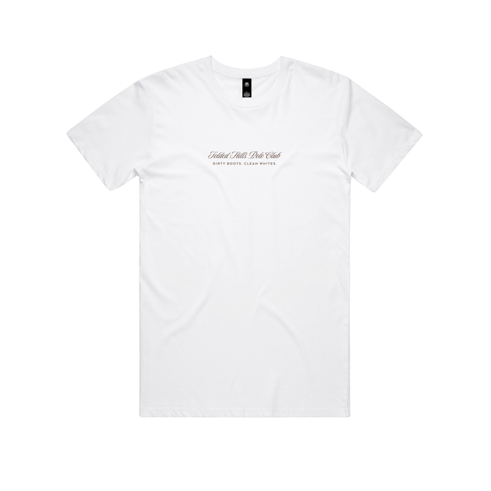 Dirty Boots White Tee