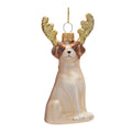 Dog w/Antler Ornament
