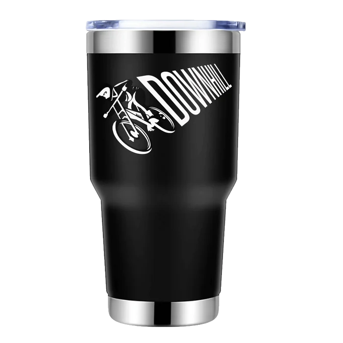 Downhill Cycling Insulated Tumbler 30oz - Accessories for triathlon