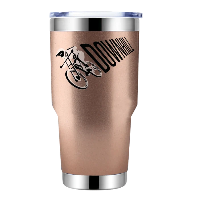 Downhill Cycling Insulated Tumbler 30oz - Accessories - detail view for triathlon
