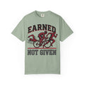 Earned Not Given Cycling T-Shirt — Motivational Bike Race Tee