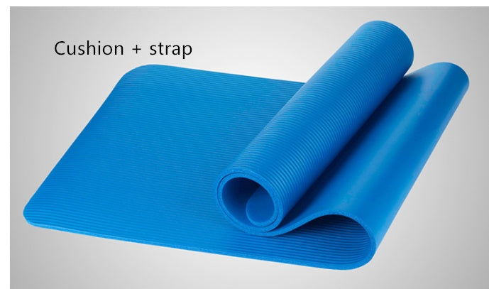 Eco-Friendly NBR Yoga Mat 1cm - Sports Equipment - lifestyle view