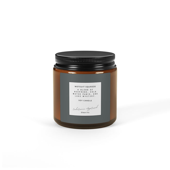 Eco-Friendly Wetsuit Squeeze Soy Candle | Coconut Cream & - Home Decor