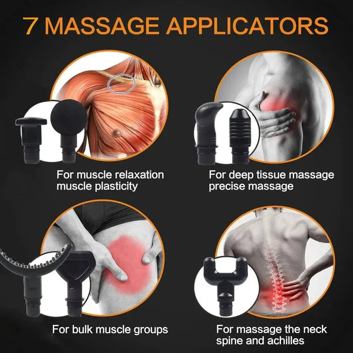 Electric Muscle Gun Massager for Muscle Relief and Recovery - Accessories - lifestyle view