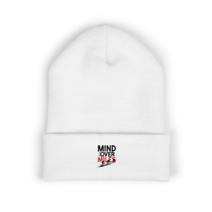 Embroidered Acrylic Cuffed Beanie - Hats