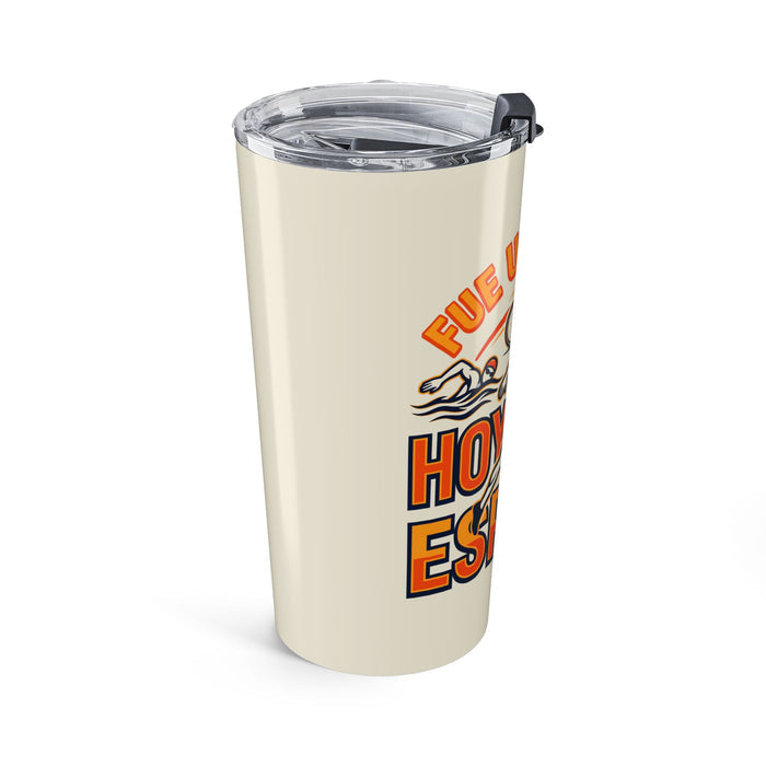 Español Triathlon Tumbler - "Soy de España" 20oz Insulated Travel Cup
