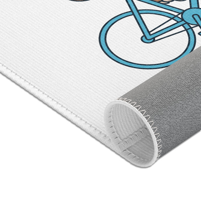 Eventually Sloth Transition Mat — "Slow Is Still a Finish" Triathlon Area Rug