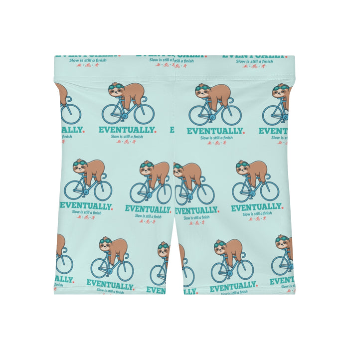 Eventually Sloth Triathlete Biker Shorts