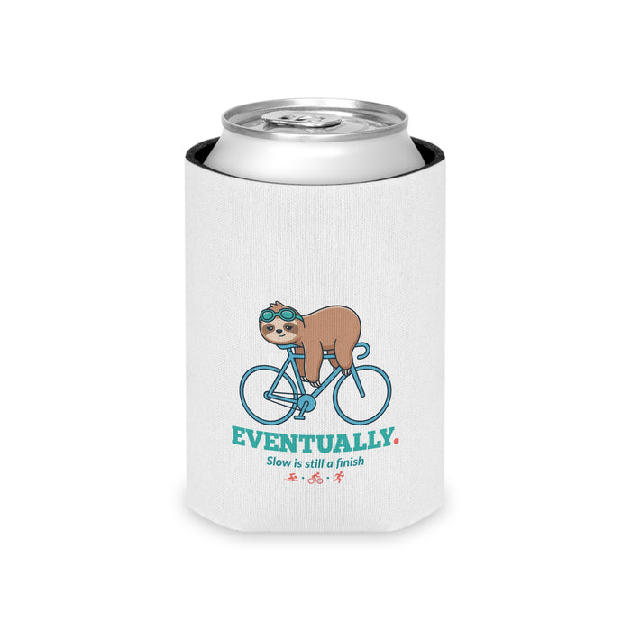 Eventually Sloth Triathlete Can Cooler