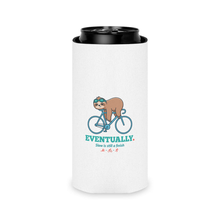 Eventually Sloth Triathlete Can Cooler