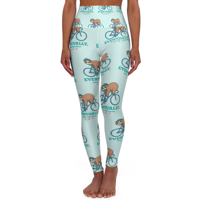 Eventually Sloth Triathlete Leggings