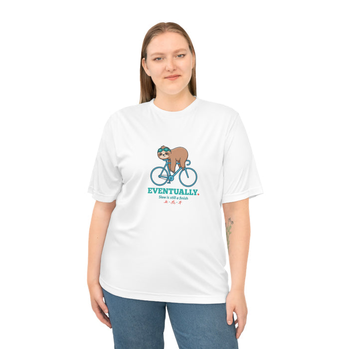 Eventually Sloth Triathlete Performance Tee