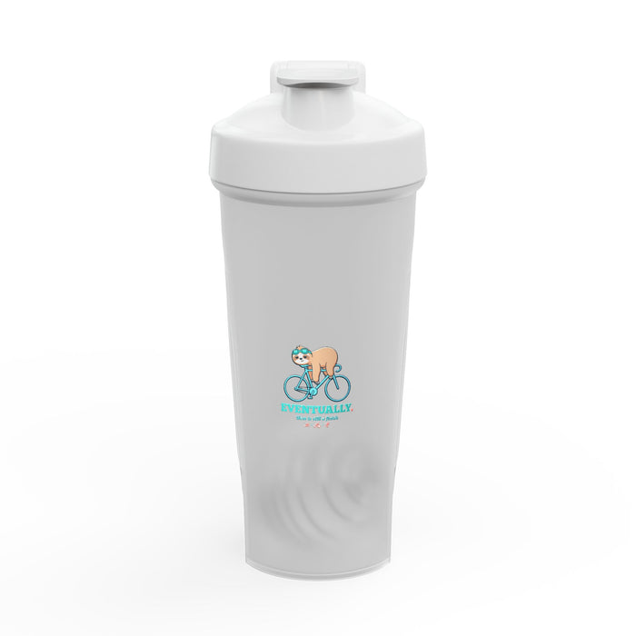Eventually Sloth Triathlete Protein Shaker