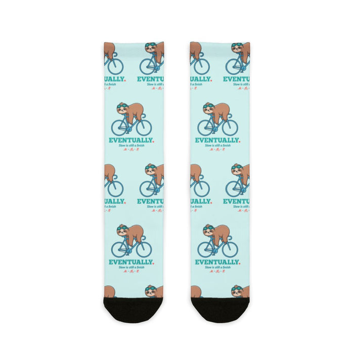 Eventually Sloth Triathlete Socks
