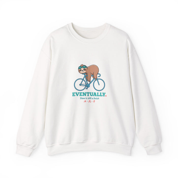 Eventually Sloth Triathlete Sweatshirt
