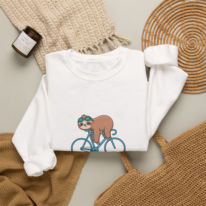 Eventually Sloth Triathlete Sweatshirt
