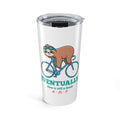 Eventually Sloth Triathlete Tumbler