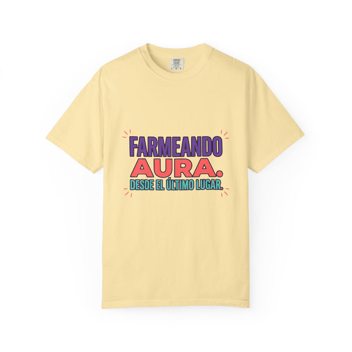 Farmeando Aura — Desde El Último Lugar Tee