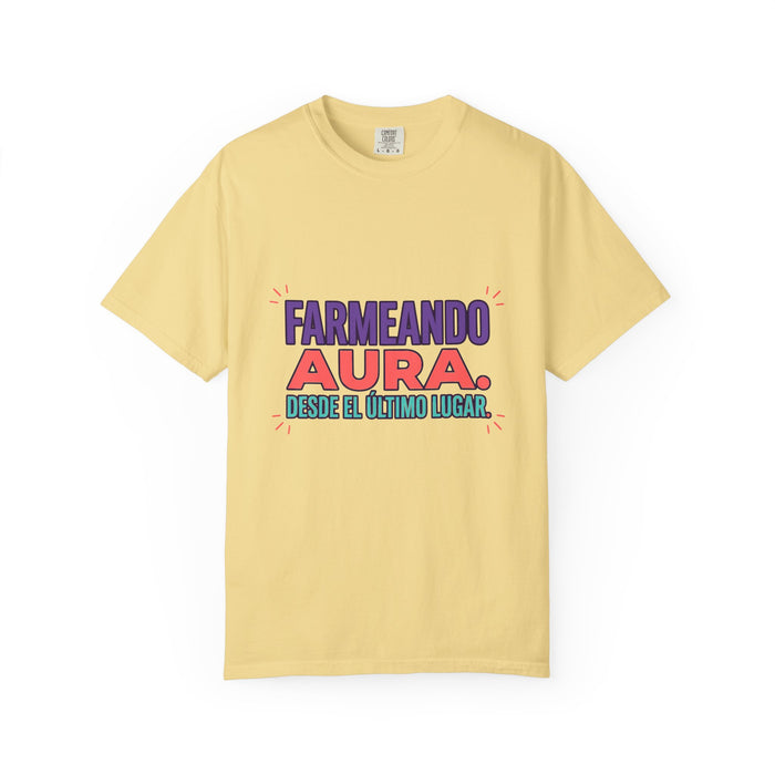 Farmeando Aura — Desde El Último Lugar Tee