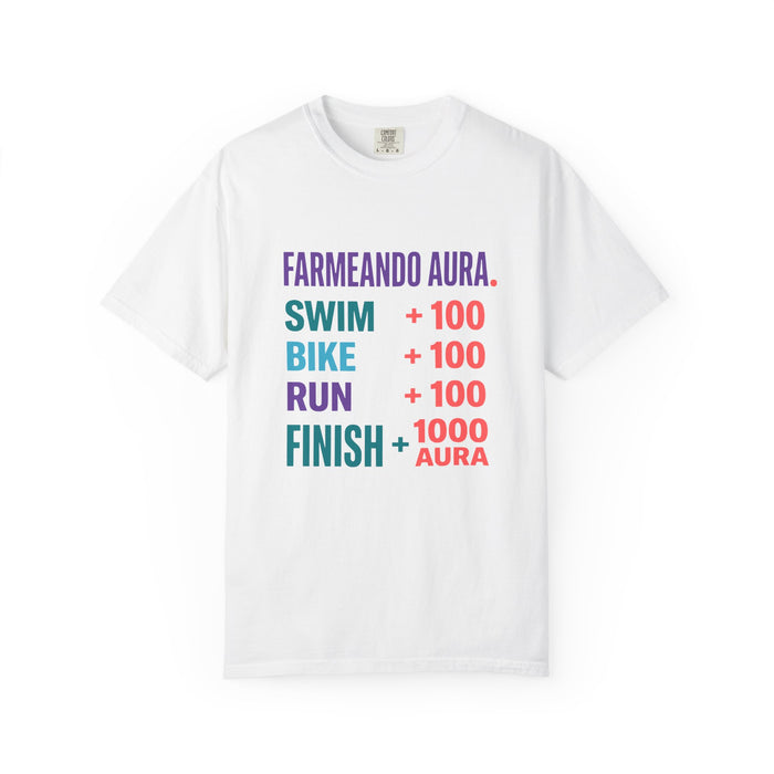 Farmeando Aura Scoreboard Triathlon Tee