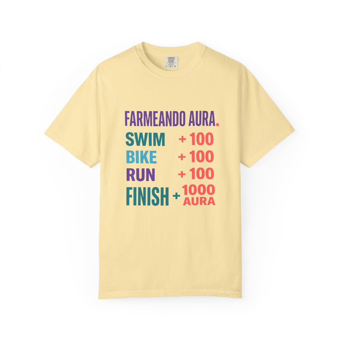 Farmeando Aura Scoreboard Triathlon Tee