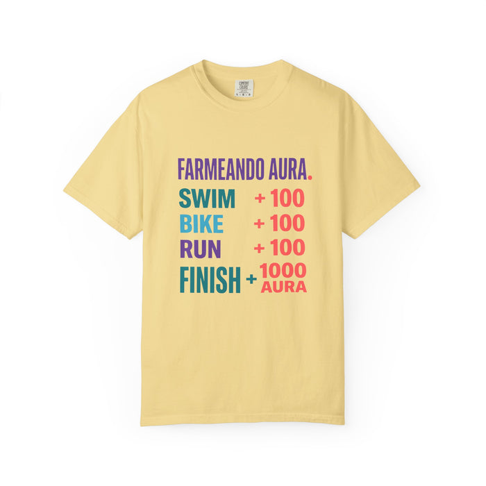 Farmeando Aura Scoreboard Triathlon Tee