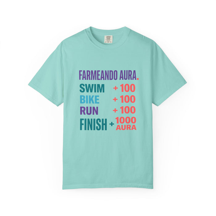 Farmeando Aura Scoreboard Triathlon Tee